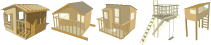 Tree house designs from Treehouse Guides