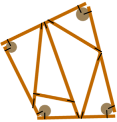 Rigid framed support example